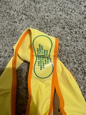 Sienna swim high rise bikini bottom Yellow thumbnail 5