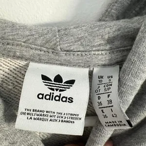 Adidas Women's Grey Hoodie thumbnail 2