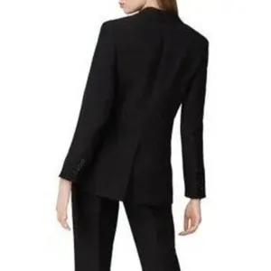 Rent the runway 3.1 phillip lim black sz 4 soft tailoring blazer jacket boxy thumbnail 2