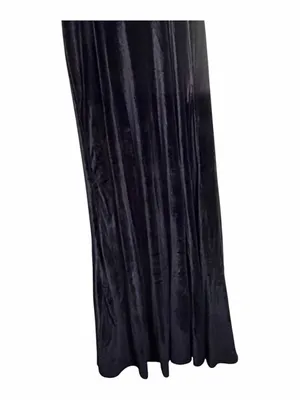LULUS Women’s Elegant Class Sleeveless Black Velvet Strapless Maxi Dress Size L thumbnail 7