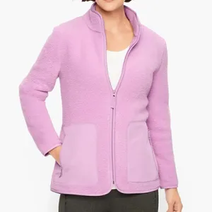 Talbots high-low cozy Sherpa jacket thumbnail 2