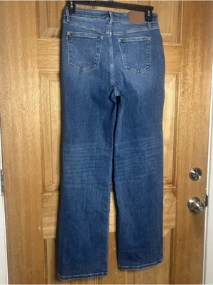 Judy blue women’s Classic Blue Denim Jeans straight fit size 29 thumbnail 4