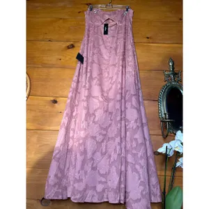 NWT Lulus Garden of Romance Rusty Rose Burnout Maxi Dress Gala Banquet Size XL thumbnail 5
