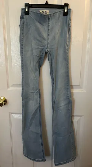 Free People Penny Pull-On Flare Jeans thumbnail 3