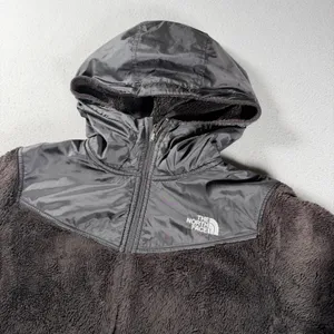 The North Face Osito Hybrid Full Zip Fleece Hoodie Black Large Jacket thumbnail 2