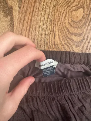american eagle brown high waisted lace detail maxi skirt thumbnail 7