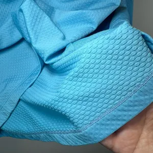 Saucony Athletic 1/4 Zip Pullover Shirt Blue Running Reflective Zip Pocket Small thumbnail 15