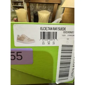 Sam Edelman Women's Elcie Lace-Up Raffia Court Sneakers Size 6 thumbnail 9