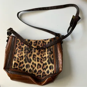 NWOT ND New Directions animal print handbag thumbnail 1