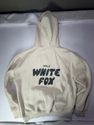 White Fox Boutique Cream Relaxed Pullover Hoodie thumbnail 5