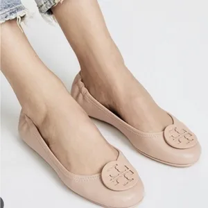 Tory Burch Minnie Flats‎ Size 7.5 A30 thumbnail 1