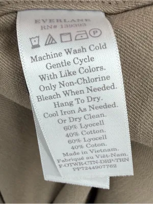 Everlane the drape trench coat with belt gray tan women’s XS chic mature thumbnail 3