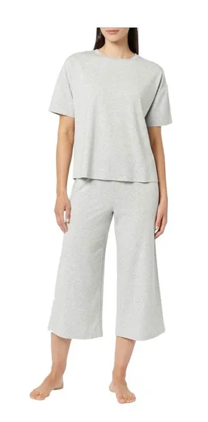 Boutique 2 Piece Lounge/Pajama Set Gray Size XXL NWT Neutral Athleisure Casual thumbnail 1