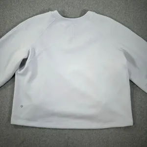 Lululemon AirWrap Modal Crew Sweatshirt Alpine White 16 Boxy Cropped Pullover thumbnail 8