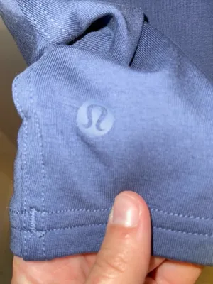 lululemon athletica all yours Cropped Hoodie in Slate Blue thumbnail 6