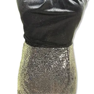 Source Unknown ⭐️SEXY Sequin Halter Dress with Metal Chain Fringe thumbnail 4