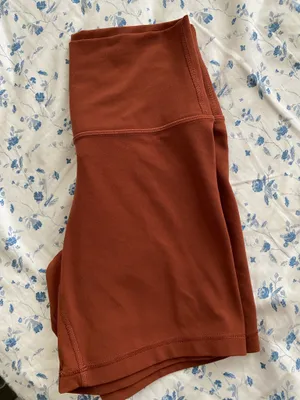 lululemon dark terracotta align short thumbnail 7