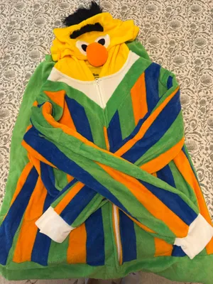 Spirit Halloween Bert from Sesame Street Costume Onesie thumbnail 1