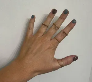 Bohemian Gold Ring Set 💛 Lot 16 thumbnail 1