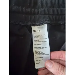 Figs Black Jogger Sweatpants - Casual Comfort Work Bottoms thumbnail 2