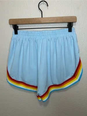 Baby Blue Rainbow Pride Halter + Shorts Set XS–M Cotton Blend thumbnail 6