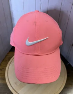 Nike Dri-FIT Legacy91 Adjustable Hat Cap Neon‎ Pink Coral Golf Running 92 ** thumbnail 1