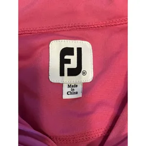 FootJoy Pink Full Zip Golf Jacket Women Medium Athletic Lightweight FJ Stretch thumbnail 4
