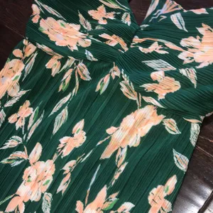 A new day green floral leather maxi dress size large new with tags thumbnail 5