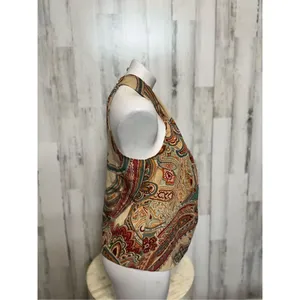 Blouse size medium Tan thumbnail 7