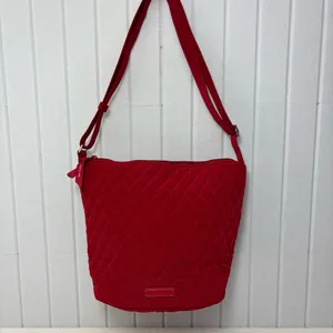 Vera‎ Bradley Red Quilted Crossbody Bag thumbnail 4