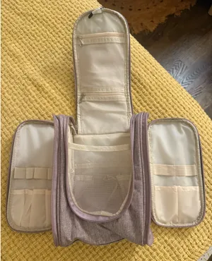 Boa Cay Purple Toiletry & Makeup Bag Set thumbnail 1