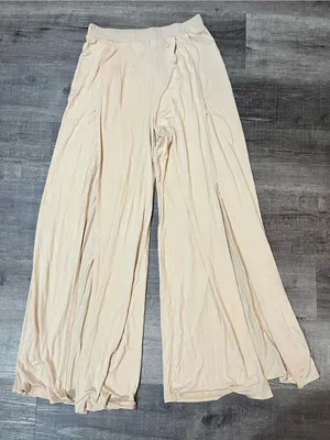 LULUS Knockout Beige Wide-Leg Pants thumbnail 3