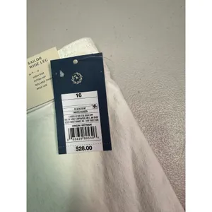 Universal Thread Womens Sailor Wide Leg Pants‎ White High Rise Size 16 NWT thumbnail 6