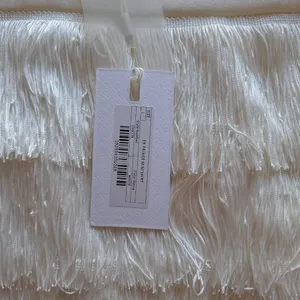 Endless Rose White Tiered Fringe Mini Skirt Large L NWT thumbnail 4