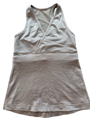 Lululemon Nude Crossover Racerback Tank Size 2 thumbnail 1