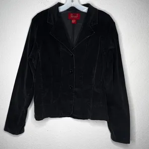 Vintage‎ Paris Blues Corduroy Jacket Black Size L thumbnail 5