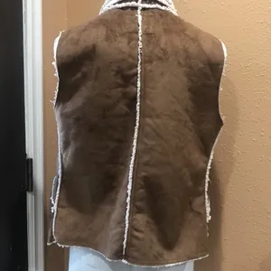 Sanctuary draped Sherpa vest thumbnail 5