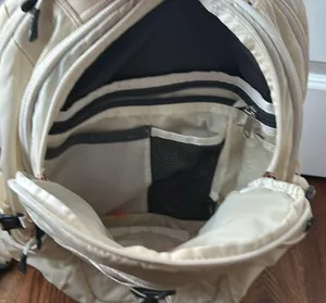 The North Face Borealis Off White and Rose Gold Backpack thumbnail 5