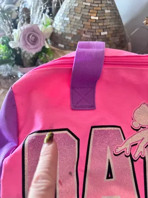Justice Pink Dance Duffel Bag – Great Condition! thumbnail 6