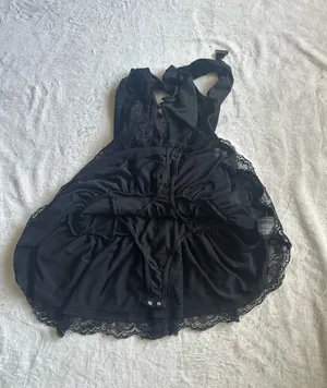 Outcast Clothing Emery Mini Dress Black thumbnail 9