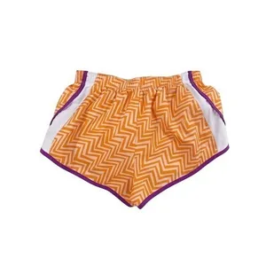 Nike Dri-Fit‎ Orange Chevron Zig Zag Print Running Shorts Size XS thumbnail 2