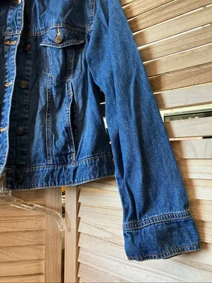 Faded Glory Blue Denim Jacket Large thumbnail 7