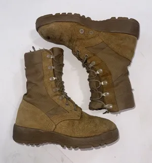 McRae Gore Tex Vibram Desert Tan Military Flight US‎ Army Combat Boots Men 2.5xw thumbnail 1