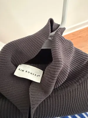Ripped Black Turtleneck  thumbnail 2