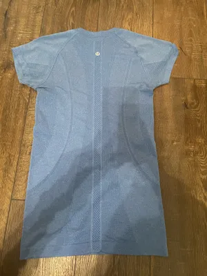 Blue Lululemon Swiftly Tech short Sleeve thumbnail 2