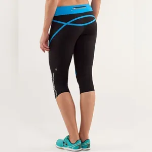 Lululemon run pace crop legging thumbnail 2