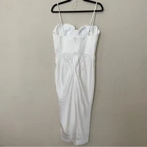 House of CB Myrna Ivory‎ Corset Slip Dress white NWOT Size L thumbnail 6