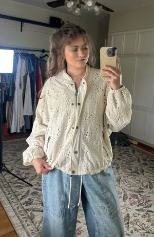 Free People Daisy Jane Bomber Jacket thumbnail 1