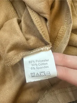 Long Sleeve Tan Belted Trench Dress thumbnail 6