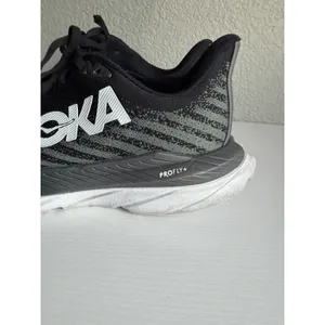 HOKA One One Mach 5 Women's Size 9.5 Black White Running Shoes 1127894 thumbnail 5